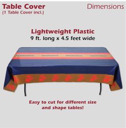 US Marines Plastic Table Cover 9x4.5 ft