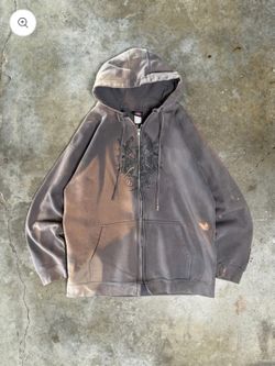 vintage West Coast Choppers zip up hoodie (size L)