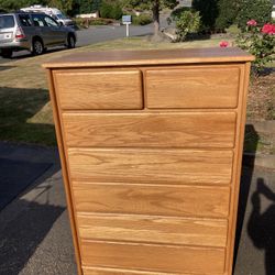 Dresser, Oak, 7 Drawers, Great Shape, Delivery