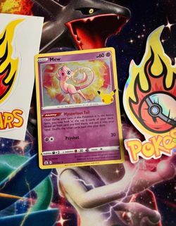 Pokémon Mew Holo rare card Celebrations