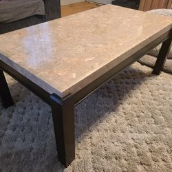 Stone Coffee & End Table
