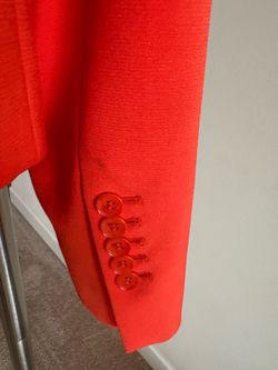 Orange crop blazer BCBG