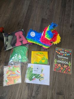 Mexican fiesta party decor