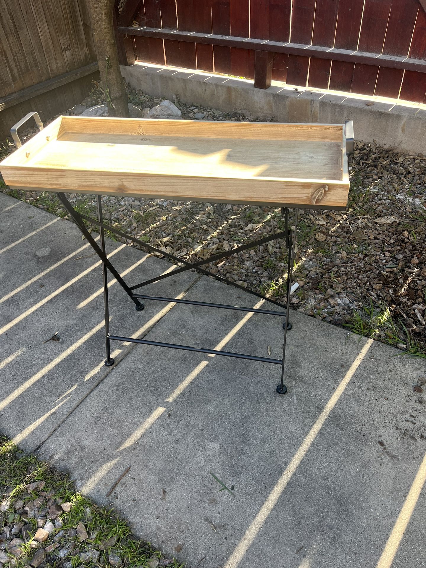 Farmhouse Folding Side Table