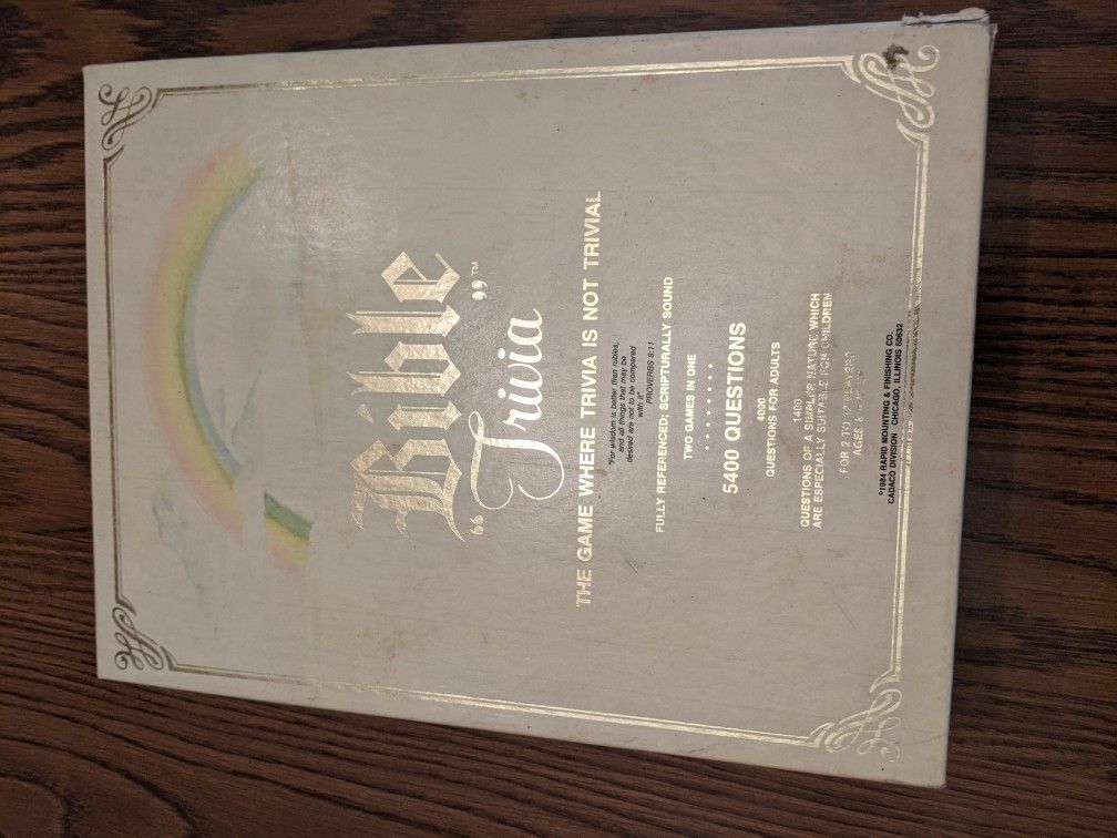 Bible Trivia Game