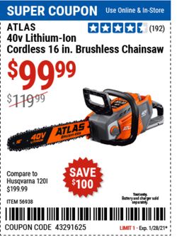 40v electric chainsaw