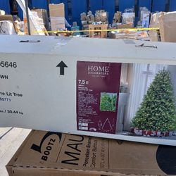 Home Decorators Collection Ashton Balsam Fir LED Pre-lit Tree NEW