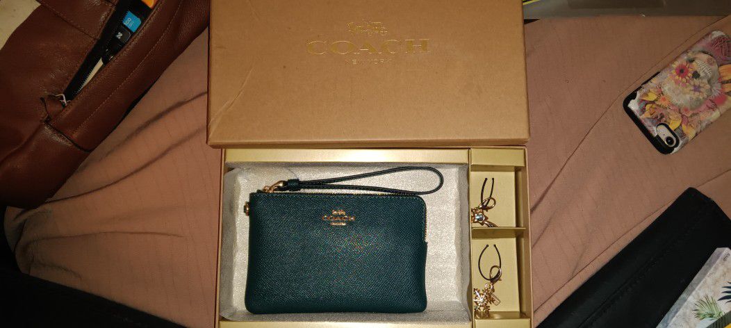 Coach Wristlet Wallet And Holiday Charms