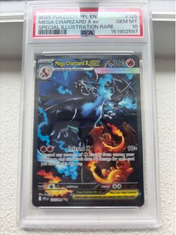 PSA 10 MEGA CHARIZARD X EX 125/094 | Special Illustration Rare Pokemon 2025