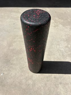 High Density Foam Roller – Black/Red