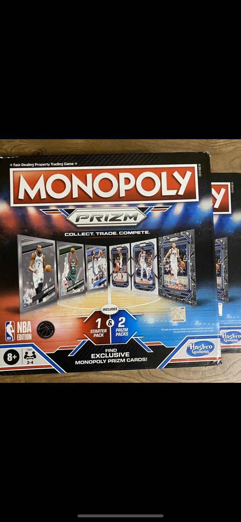 2 Monopoly Prizim NBA board games (BRAND NEW RETAIL PRICE IS $45 EACH)