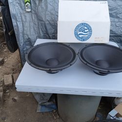 2 New 15 Inch  Eminence Subwoofer Speakers