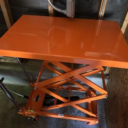 Vevor Hydraulic Scissor Lift - 330 lb capacity - 50 in. Max Height