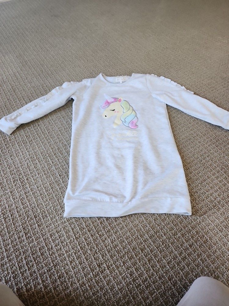 Unicorn Dress Size 9-10