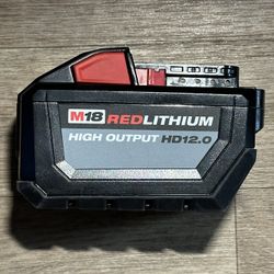 Milwaukee M18  12.Ah High Output Battery. Brand New…$165