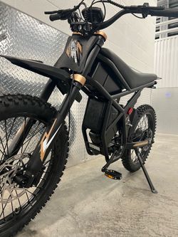Electric Dirt Bike E-Moto GT73 Pro, 49mph, Knobby Dirt Bike Tire, Steel Spoke Rims