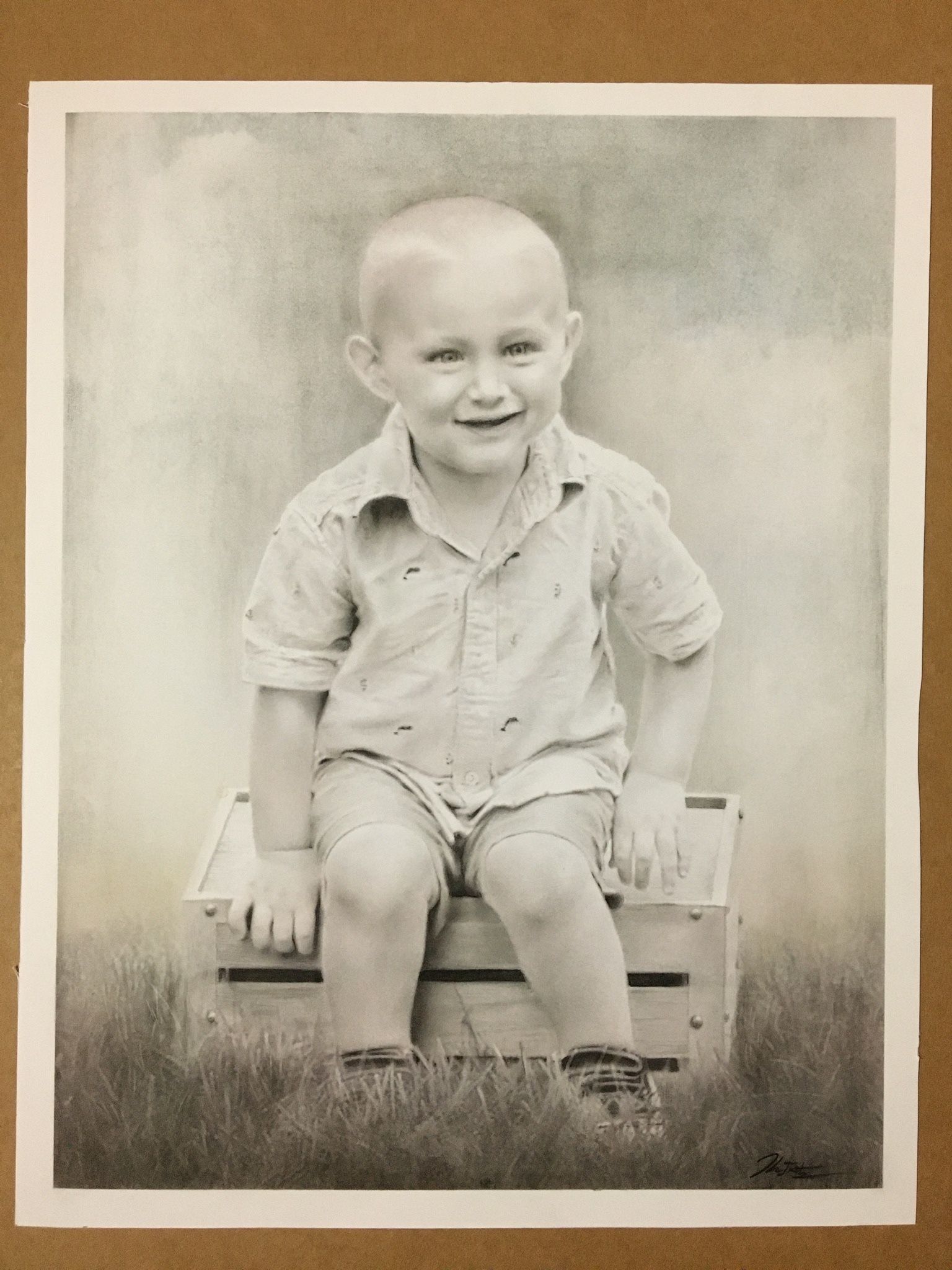 Commissioned Mixed Media Portraits and illustrations