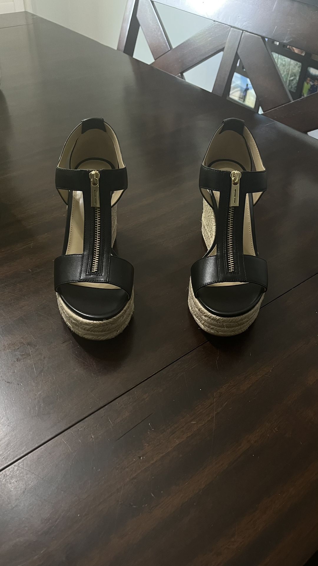 Michael Kors Black Berkley Mid Wedge