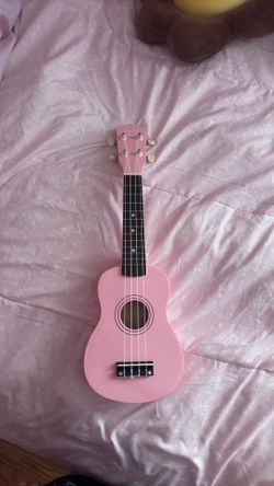 Pink ukulele