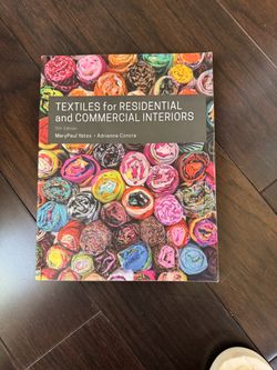 Textiles for Residential and Commercial Interiors, 5th Edition by MaryPaul Yates and Adrienne Conera