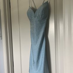 Light Blue Diamond Sherri Hill Dress