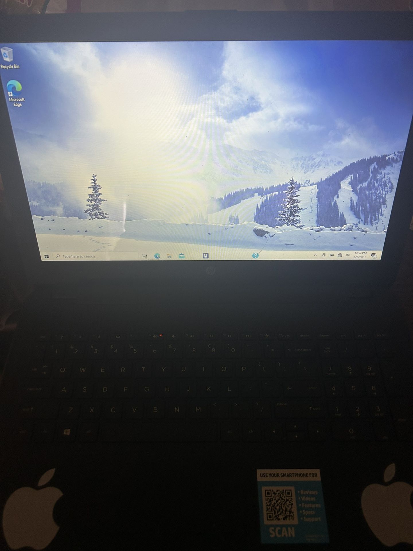 HP touchscreen Laptop