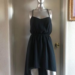 Woman's black dress