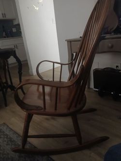 Vintage Wood Rocking Chare