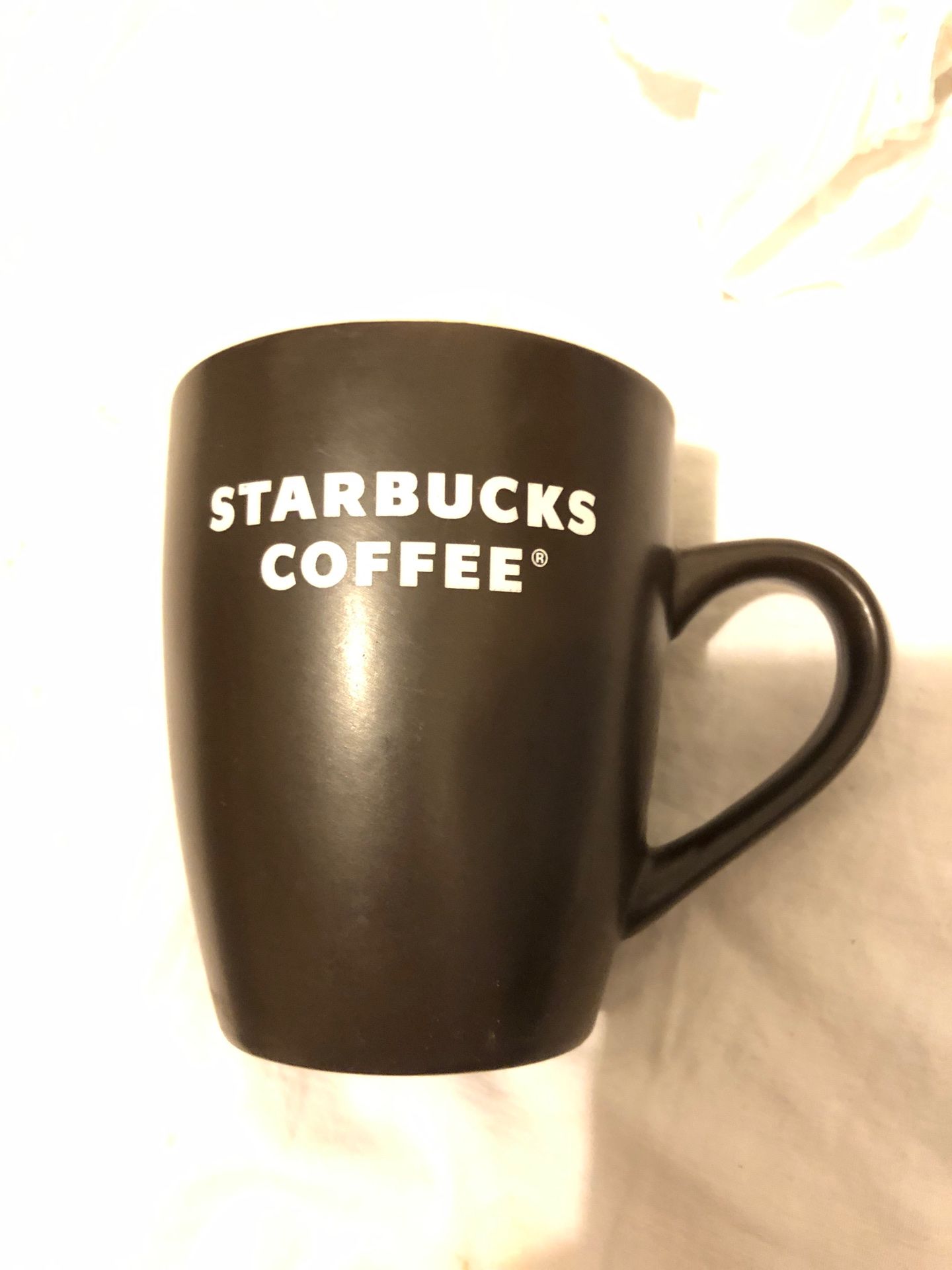 Starbucks Coffee Mug/Cup 12oz 2008 Vintage Matte Brown Ceramic