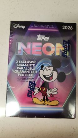 Disney Neón Topps booster bundle