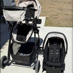Evenflo Omni Signature Travel System with LiteMax Infant Car Seat Stroller