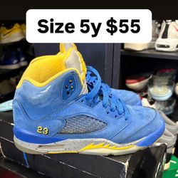 Jordan Retro 5s Size 5y