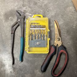 Drill Bits Channel Lock Pliers Hd Scissors Tools