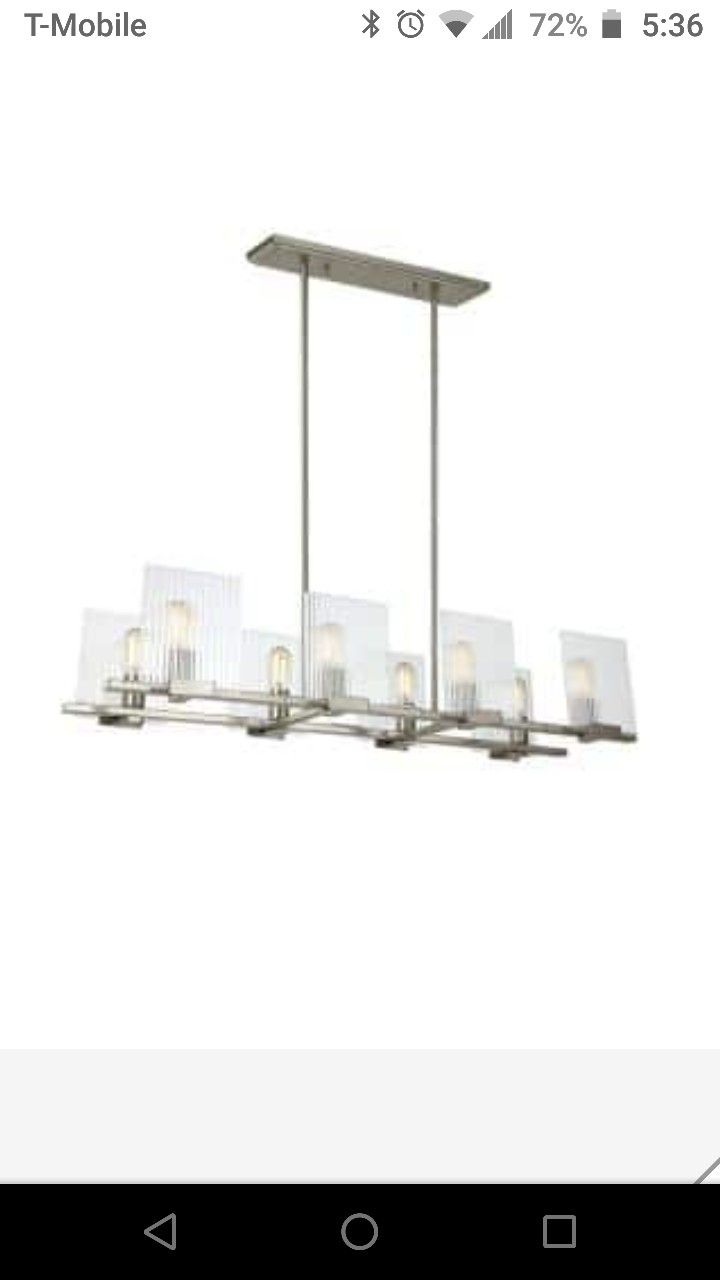 Sea Gull Lighting STOREY 8-LIGHT ISLAND CHANDELIER
