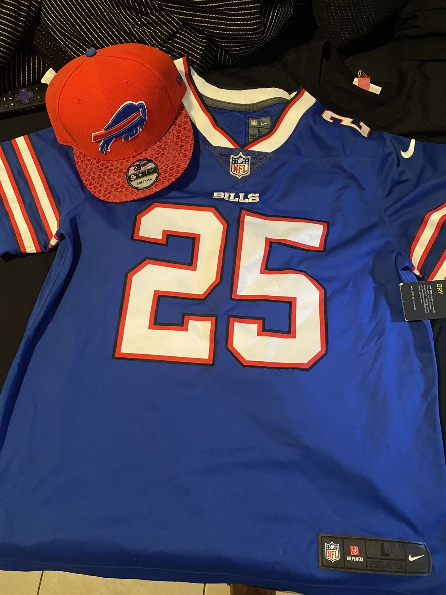 Nike Brand Buffalo Bills LeSean McCoy Jersey (L) and SnapBack $100