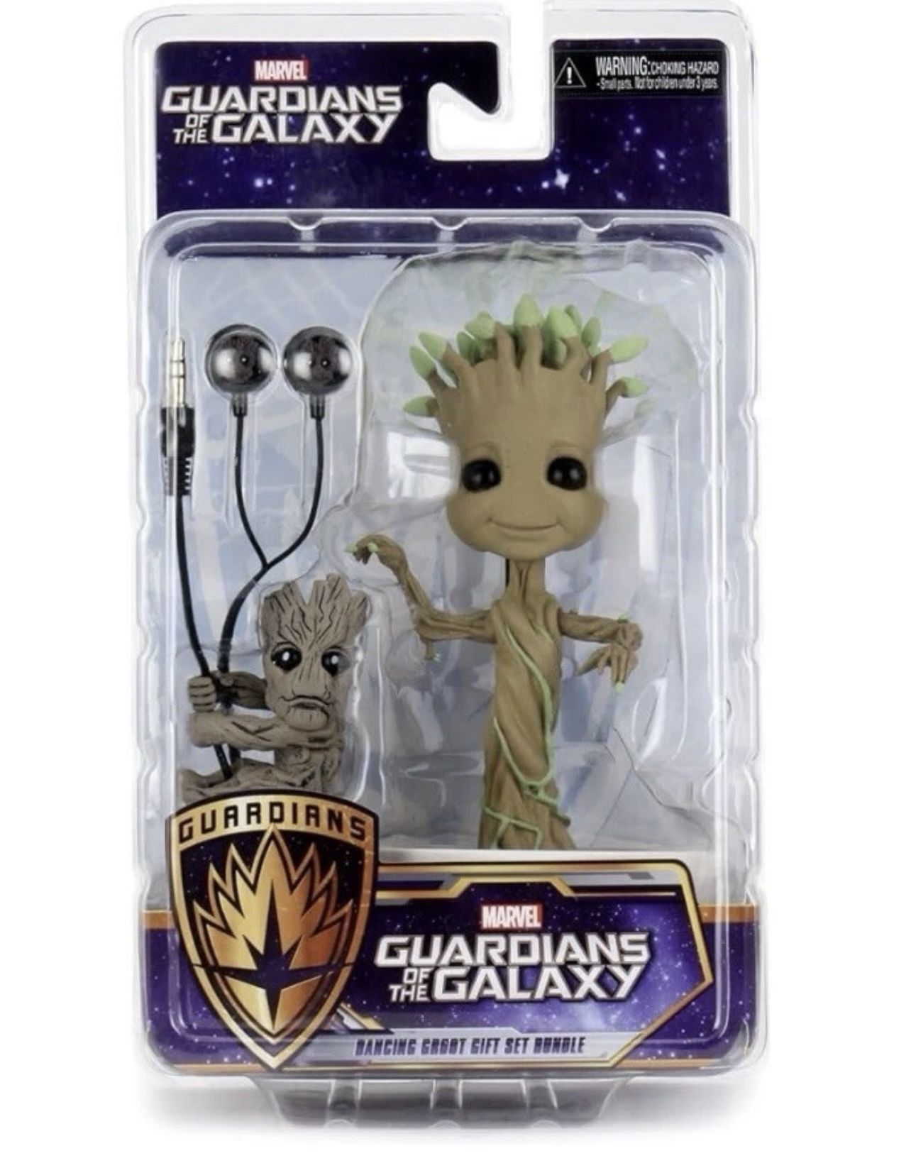 NECA Limited Edition Guardians of the Galaxy Baby Dancing Groot Gift Set New EE