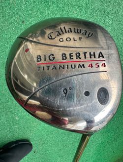 Callaway Big Bertha Titanium 454 Driver 9° Alldila 65.5 350 Flex