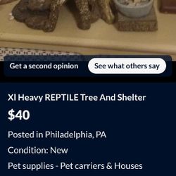Heavy Duty Large Reptile Tree / Shelter