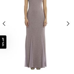 Women’s Formal Dress Night Way NW Lilac Purple Shimmer Mermaid Dress 