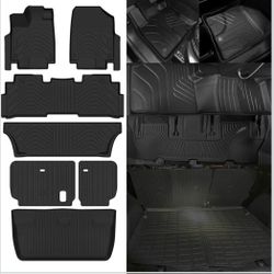 Floor Mats for 2018-2025 2026 Honda Odyssey Floor Mats & Trunk Mat & Backrest Mats Replacement for Honda Odyssey Accessories All Season Odorless Anti-