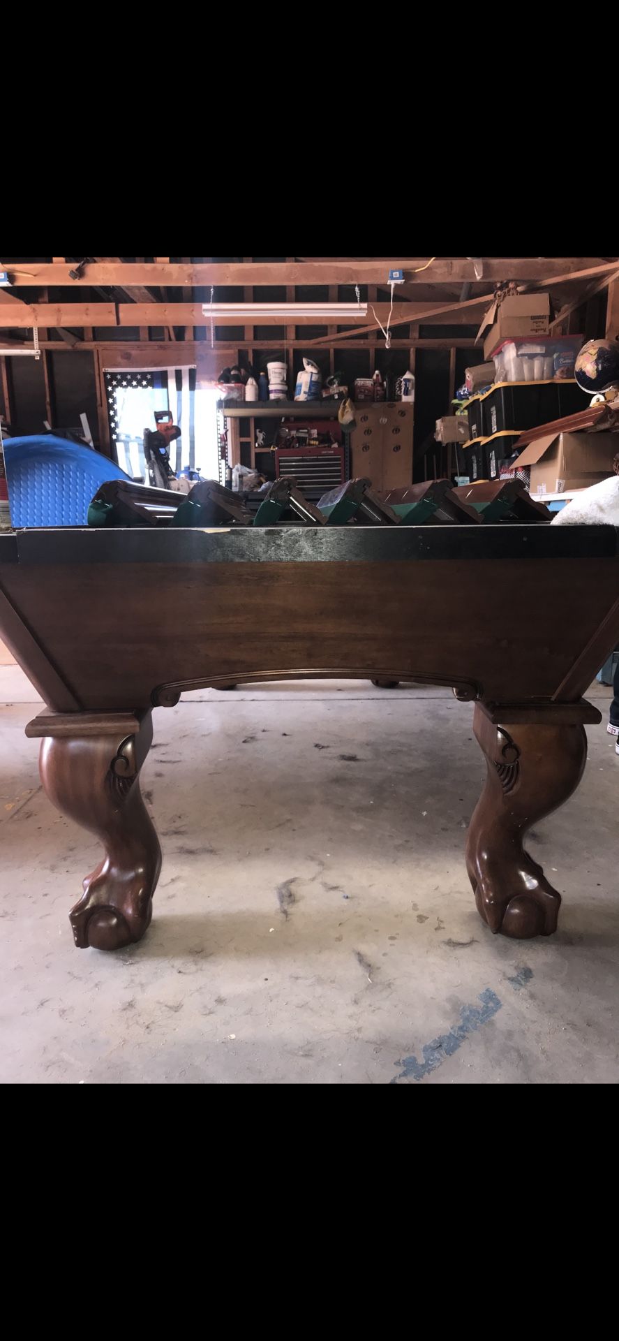 8’ Brunswick Pool Table