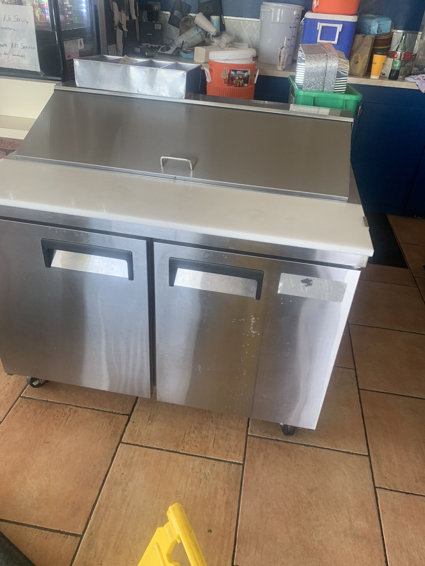 Avantco 48 inch deli prep