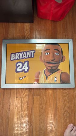 Kobe Bryant #24 Nike NBA Framed Poster