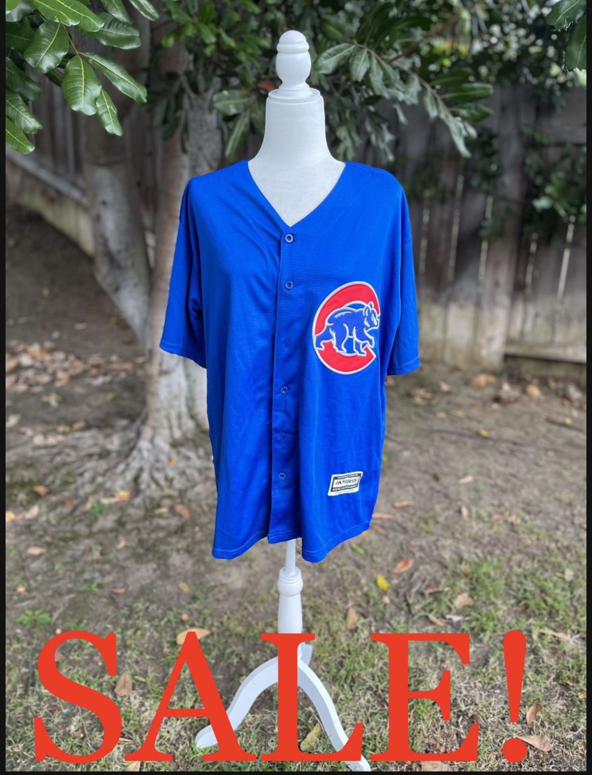 Men’s Royal Blue #17 Chris Bryant Chicago Cubs Jersey Size L. Brand new with Tags