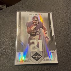 TIKI BARBER. #05/21