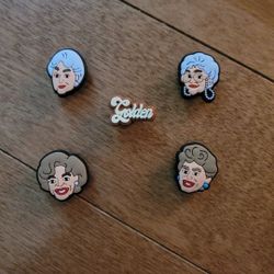 Lot Of 5 Golden Girls Shoe Charms 
