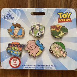Disney Toy Story Limited Edition 6 Pin Set
