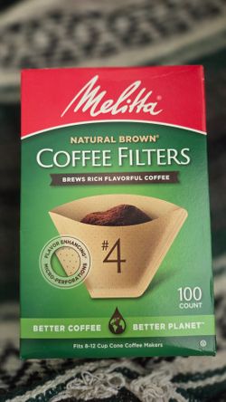 Coffee Filters - 5 Unopened Boxes - #4 Cone Filters