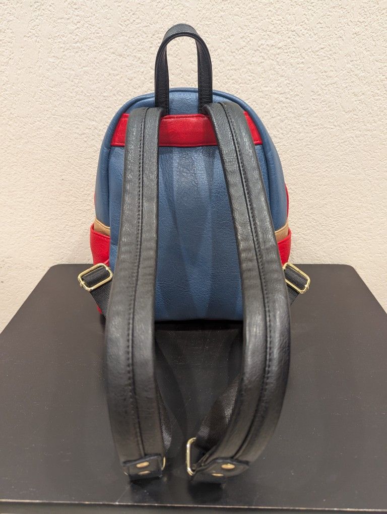 captain marvel leather backpack The Marvels Group Mini In 1941 Backpack Handbag Captain Marvel Backpack