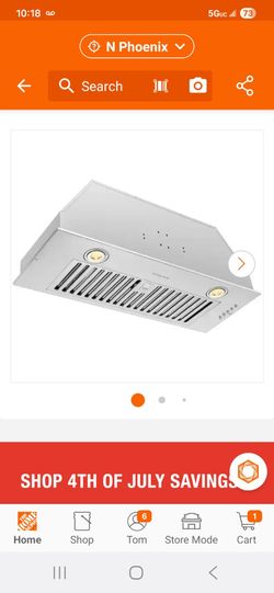 30 in. Convertible Insert Range Hood with Changeable LED Powerful Suction Baffle Filter in Stainless Steel